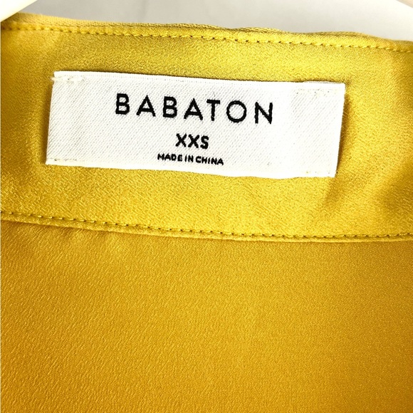 Aritzia Babaton Harrison Acacia Button-Down Matte-Satin Shirt - Picture 12 of 14